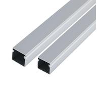 Eleeonora Canaleta Cables,Canaleta Cables Suelo,Canaleta para Cables,Mini Canaleta De Cables,Aluminio Cubre Cables Suelo,Canaleta para Cables Cuadrada,Ocultar Cables Desordenados,para AlmacéN