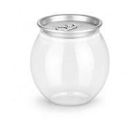 Eleeonora Latas De Bebidas Sellables,Botellas PequeñAs De PláStico con Tapas,Botellas De PláStico para Zumo,Ligero Y Transparente,Apto para Refrigerar Y Almacenar Bebidas FríAs