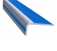 Eleeonora Protector De Borde De Escalera Autoadhesivo,Borde Antideslizante para Escaleras,Perfil De Borde De Escalera Autoadhesivo Esquina,De FáCil InstalacióN,para Hogares Y Espacios Comerciales