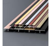 Eleeonora TransicióN para Suelo,Tira De TransicióN De Piso,Perfiles De TransicióN En T,Perfil En T De ConexióN De Suelos,Floor Transition Strip,Transiciones Entre Baldosas Suelos,Aluminio