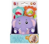 Elefant Figuritas Decorativas de la Marca Modelo Baba fürdÅ‘játék gyűrűkkel