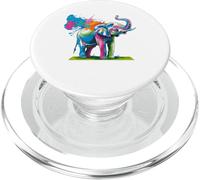 Elefante Acuarela PopSockets PopGrip para MagSafe
