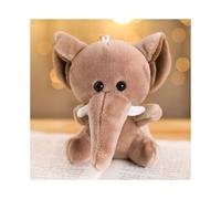 (Elefante) Adorables animales del bosque Juguetes de peluche Elefantes en miniatura Monos y leopardos