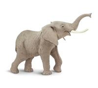 Elefante Africano 28.6cm | Figura de Animales | Tamaño extra grande | No tóxico y libre de BPA | Apto para Niños de 3+ | Safari Ltd