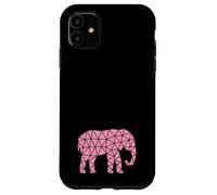 Elefante Africano - Cute Safari África Mamífero Zoo Rosa Carcasa para iPhone 11