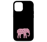 Elefante Africano - Cute Safari África Mamífero Zoo Rosa Carcasa para iPhone 12/12 Pro