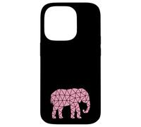 Elefante Africano - Cute Safari África Mamífero Zoo Rosa Carcasa para iPhone 14 Pro