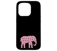 Elefante Africano - Cute Safari África Mamífero Zoo Rosa Carcasa para iPhone 15 Pro
