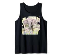 Elefante Africano Delicioso en Serengeti: diseño de Vida Silvestre de Tanzania Camiseta sin Mangas