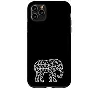 Elefante Africano - Lindo Safari África Mamífero Zoo Negro Blanco Carcasa para iPhone 11 Pro MAX