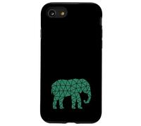 Elefante Africano - Lindo Safari África mamífero zoológico Verde Carcasa para iPhone SE (2020) / 7/8
