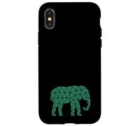 Elefante Africano - Lindo Safari África mamífero zoológico Verde Carcasa para iPhone X/XS