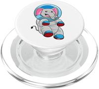 Elefante Astronauta Esfera de Cristal PopSockets PopGrip para MagSafe