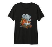 Elefante Aventurero Al Aire Libre Camiseta Premium