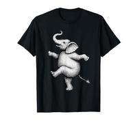 Elefante Bailando Divertido África Vida Silvestre Fan Zoo Animal Lover Camiseta