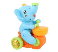 Elefante Coche Eléctrico de Juguete para Niños, Lindo Juguete de Batería con Efectos de Luz y Sonido, Elefante Caminante con Bola Flotante, Material ABS, 1 Unidad