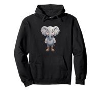 Elefante con Botas Diseño Animal Sudadera con Capucha