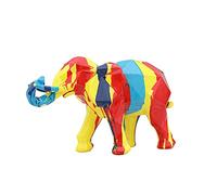 Elefante De Color Graffiti Dibujos Animados Elefante Geométrico Decoración Del Hogar Sala De Estar Decoración De Escritorio Moderna 1 UNIDS