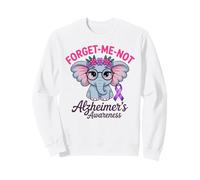 Elefante de Conciencia sobre el Alzheimer No me Olvides Sudadera