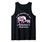 Elefante de conciencia sobre el Alzheimer que recordaré por ti Camiseta sin Mangas