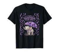 Elefante de Conciencia sobre la Demencia Que recordaré por ti Camiseta