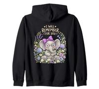 Elefante de Conciencia sobre la Demencia Que recordaré por ti Sudadera con Capucha