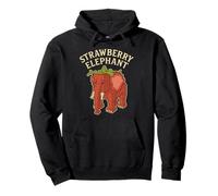 Elefante de Fresa - Meme Divertido Italiano Brainrot Gaming Sudadera con Capucha