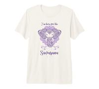 Elefante de Yoga con Flor de Loto y Here for The Savasana Camiseta Premium