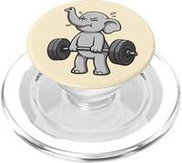 Elefante Deadlift Gimnasio Rata Animal Lover Levantamiento Hombres Mujeres PopSockets PopGrip para MagSafe