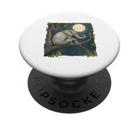 Elefante en una rama de árbol PopSockets PopGrip Adhesivo