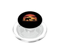 Elefante Estilo Retro Elefante Vintage Hombres Mujeres Niños PopSockets PopGrip para MagSafe