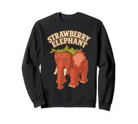 Elefante Fresa Divertido Italiano Brainrot Slang Juegos Meme Sudadera