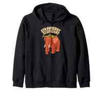 Elefante Fresa Divertido Italiano Brainrot Slang Juegos Meme Sudadera con Capucha