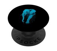 Elefante Graffiti Animal Street Art Diseño de Estilo Urbano PopSockets PopGrip Adhesivo