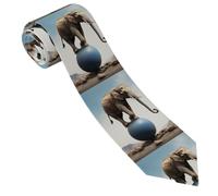 Elefante Haciendo Equilibrio Sobre Una Pelota Hombre Corbatas De Fiesta Divertida Corbatas Moda Corbata De Boda Para Eventos Festivos Negocios Oficina