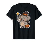 Elefante Mago con Varita de Estrella y Calabaza Camiseta