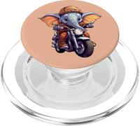Elefante Motocicleta/Motociclista Elefantes PopSockets PopGrip para MagSafe