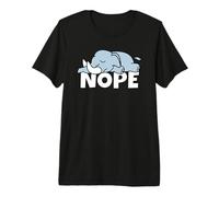 Elefante Perezosa Nope Not Today Vago Pereza Wildlife Safari Camiseta Premium