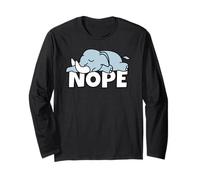 Elefante Perezosa Nope Not Today Vago Pereza Wildlife Safari Manga Larga