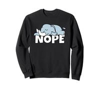 Elefante Perezosa Nope Not Today Vago Pereza Wildlife Safari Sudadera