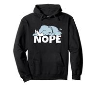Elefante Perezosa Nope Not Today Vago Pereza Wildlife Safari Sudadera con Capucha