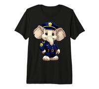 Elefante Policía Camiseta Premium