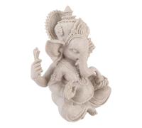 Elefante Señor Ganesha Estatua, 7.68x6.30x4.13in, Harsin hindú Dios Señor, Sabiduría y Buena Suerte Escultura, Shelf Table Desk Zen Garden Decor para el hogar Oficina