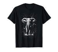 Elefante Silueta África Vida Silvestre Fan Zoo Animal Lover Camiseta