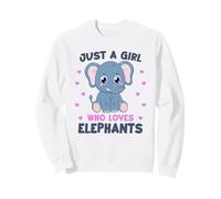 Elefante Solo una Chica Que ama a los Elefantes Sudadera