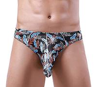 Elefante Tanga Hombres Calzoncillos Divertidos Hombres Ropa Interior Gay Hombres Lencería Sexy Tanga Tanga Calzoncillos Divertidos G-String Regalo 2025, Negro , L
