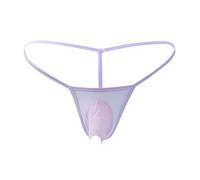 Elefante Tanga Hombres Elefantes Tanga Hombres Lencería Erótica Hombres Hombres Cuerdas Hombres Tanga Divertida G-String Lover Regalo, morado, Talla única