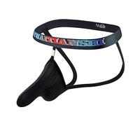 Elefante Tanga Hombres Lencería Sexy Hombres Lencería Erótica Hombre Lencería Sexy Tanga Tanga Calzoncillos Divertidos G-String Regalo 2025, Negro , L