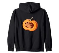 Elefante tocando violín en calabaza violinista violinista violinista Sudadera con Capucha