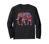 Elefante Trompa Africa Safari Naturaleza Dulce Elefantes Manga Larga